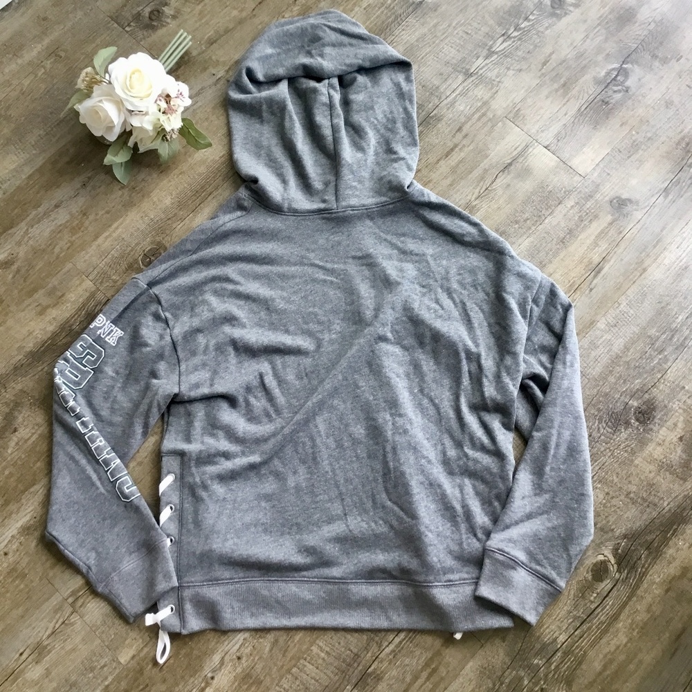 NWT Victorias Secret Pink Campus Oversized Hoodie - Picture 2 of 8